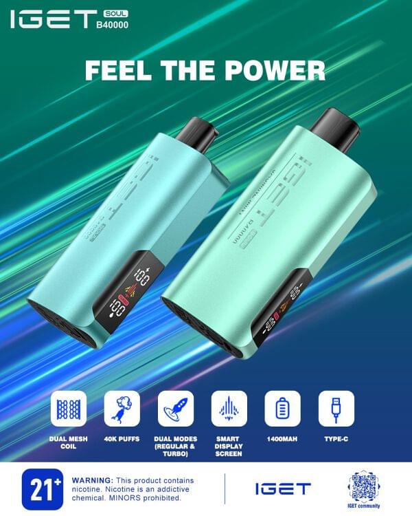 IGET Soul B40000 Vape 40000 Puffs